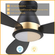 Load image into Gallery viewer, YORK 52 inch 3 - Blade Flush Mount Smart Ceiling Fan with LED Light &amp; Remote - LEDMyPlace