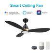 Load image into Gallery viewer, YORK 52 inch 3 - Blade Smart Ceiling Fan with LED Light &amp; Remote - LEDMyPlace