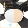 Load image into Gallery viewer, ZELDA 52 inch 4 - Blade Ceiling Fan with LED Light &amp; Remote - LEDMyPlace