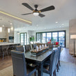 Load image into Gallery viewer, ZELDA 52 inch 4 - Blade Ceiling Fan with LED Light &amp; Remote - LEDMyPlace