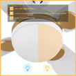 Load image into Gallery viewer, ZELDA 52 inch 4 - Blade Ceiling Fan with LED Light &amp; Remote - LEDMyPlace