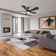 Load image into Gallery viewer, ZELDA 52 inch 5 - Blade Ceiling Fan with LED Light &amp; Remote - LEDMyPlace