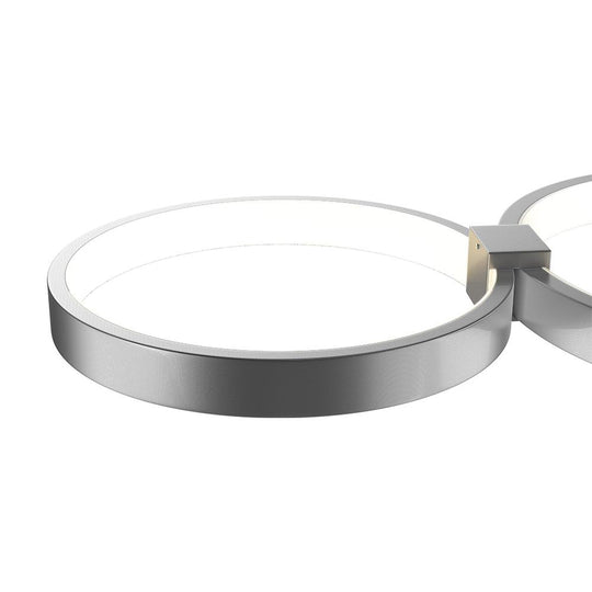 4 Rings - LED Circle Flushmount Lights - 41W - 3000K - 2986LM - Flushmount for Bedroom - Living Room - Dining Room - Kitchen