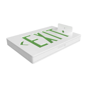 Emergency Light Exit Sign , 4W , Green , UL Listed