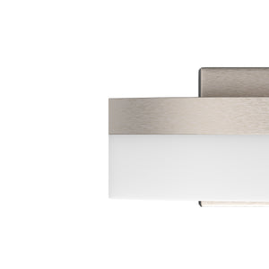 9W Dimmable LED Wall Sconce Light, 3000K (Warm White), Brushed Nickel Finish, 500 Lumens, ETL Listed