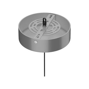 Round Plate Pendant Light, 41W, 3000K, 2225LM, Diameter 17.3" x 55"H, Dimmable, Pendant Mounting