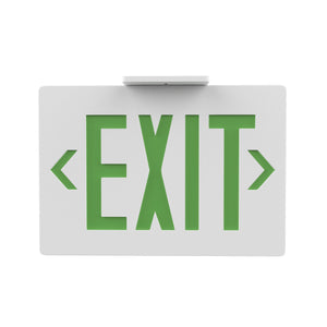 Emergency Light Exit Sign , 4W , Green , UL Listed