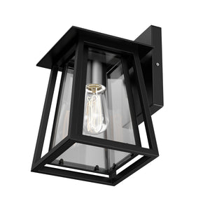 Matte Black Finish Wall Sconce Fixture, , E26 Socket Wall Lamp, 3 Years Warranty