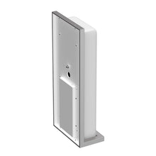 Load image into Gallery viewer, 20W Modern LED Outdoor Wall Sconce Light 5000K 600LM White Acrylic Shade, 120-277V Non-Dimmable, ETL Listed, Wet Location, Painted Silver Finish