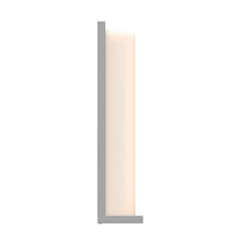 Load image into Gallery viewer, 20W Modern LED Outdoor Wall Sconce Light 5000K 600LM White Acrylic Shade, 120-277V Non-Dimmable, ETL Listed, Wet Location, Painted Silver Finish