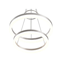 Load image into Gallery viewer, 2-Ring, Modern LED Chandelier, 78W, 120V, 3000K, 3985LM, Dimmable