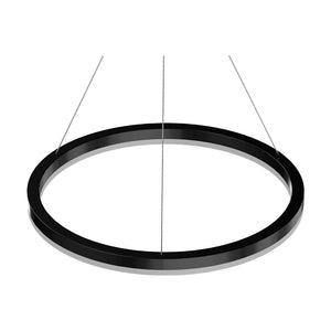 LED Ring Chandelier, 1-Ring, 38W, 3000K, 1512LM, Dimmable, Diameter 23.6''×71''