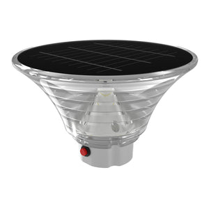 Solar LED Pathway Bollard Light, 1.5W, 220LM, CCT Changeable: Warm White/Cool White, IP65 Waterproof, Auto ON/Off