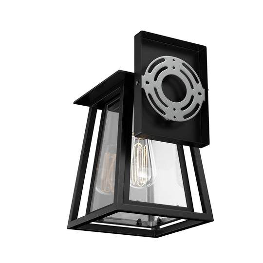 Matte Black Finish Wall Sconce Fixture, , E26 Socket Wall Lamp, 3 Years Warranty