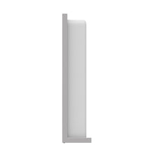 Load image into Gallery viewer, 20W Modern LED Outdoor Wall Sconce Light 5000K 600LM White Acrylic Shade, 120-277V Non-Dimmable, ETL Listed, Wet Location, Painted Silver Finish