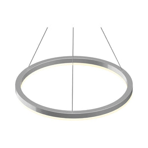 LED Ring Chandelier, 1-Ring, 38W, 3000K, 1512LM, Dimmable, Diameter 23.6''×71''