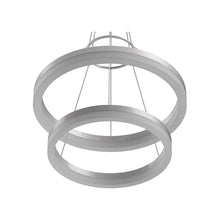 Load image into Gallery viewer, 2-Ring, Modern LED Chandelier, 78W, 120V, 3000K, 3985LM, Dimmable