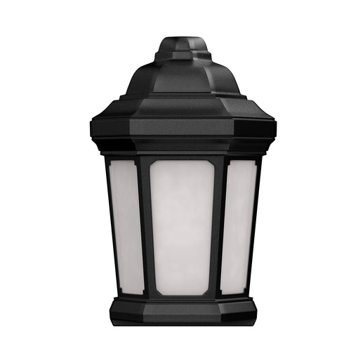 15W LED Outdoor Wall Light, 5000K (Daylight White), Textured Black Finish, 800 Lumens, ETL Listed