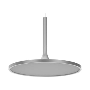 Round Plate Pendant Light, 41W, 3000K, 2225LM, Diameter 17.3" x 55"H, Dimmable, Pendant Mounting