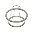 Load image into Gallery viewer, 2-Ring, Modern LED Chandelier, 78W, 120V, 3000K, 3985LM, Dimmable