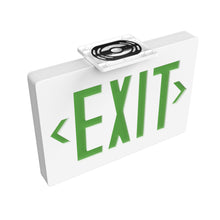 Load image into Gallery viewer, Green LED Exit Sign, Double Sided, 4W, UL,CUL, AC 120V-277V, 90-min Backup Battery, Exit Light for Business, Residential