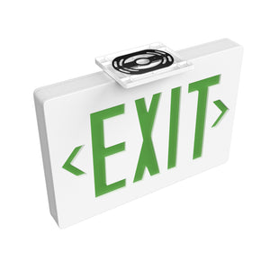 Emergency Light Exit Sign , 4W , Green , UL Listed