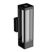 Load image into Gallery viewer, LED Outdoor Wall Sconce, Matte Black Finish, 12W, ETL Listed - Wet Location, Dimmable