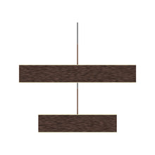 Load image into Gallery viewer, 2-Lights, Square Chandelier Lighting  in Brushed Brown Body Finish, 141W, 3000K, 8800LM, Oxidation Finish Technique, Dimmable