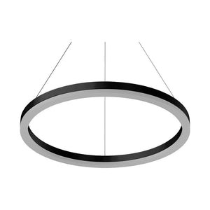 LED Ring Chandelier, 1-Ring, 38W, 3000K, 1512LM, Dimmable, Diameter 23.6''×71''