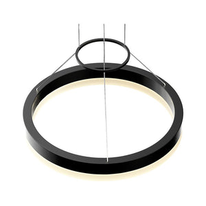 1-Ring, Modern Nature White LED Pendant Light, 29W, 3000K, 1532LM, Dimmable, Diameter 17.7''×55''