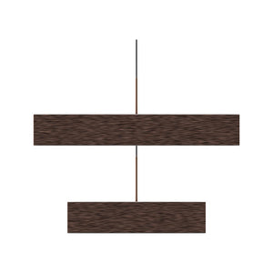 2-Lights, Square Chandelier Lighting  in Brushed Brown Body Finish, 141W, 3000K, 8800LM, Oxidation Finish Technique, Dimmable