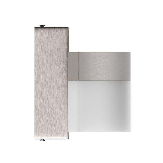 9W Dimmable LED Wall Sconce Light, 3000K (Warm White), Brushed Nickel Finish, 500 Lumens, ETL Listed