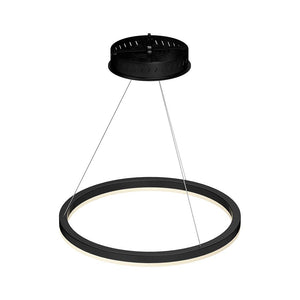 LED Ring Chandelier, 1-Ring, 38W, 3000K, 1512LM, Dimmable, Diameter 23.6''×71''