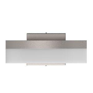 9W Dimmable LED Wall Sconce Light, 3000K (Warm White), Brushed Nickel Finish, 500 Lumens, ETL Listed