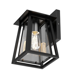 Matte Black Finish Wall Sconce Fixture, , E26 Socket Wall Lamp, 3 Years Warranty