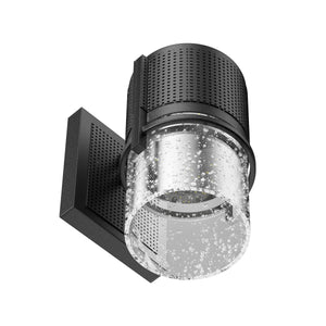 9W Dimmable LED Outdoor Wall Sconce Light, Textured Black Finish, 5000K (Daylight White), 500 Lumens, ETL Listed