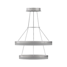 Load image into Gallery viewer, 2-Ring, Modern LED Chandelier, 78W, 120V, 3000K, 3985LM, Dimmable