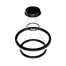 Load image into Gallery viewer, 2-Ring, Modern LED Chandelier, 78W, 120V, 3000K, 3985LM, Dimmable