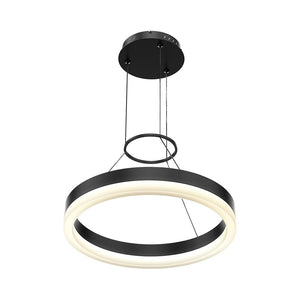 1-Ring, Modern Nature White LED Pendant Light, 29W, 3000K, 1532LM, Dimmable, Diameter 17.7''×55''