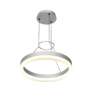 1-Ring, Modern Nature White LED Pendant Light, 29W, 3000K, 1532LM, Dimmable, Diameter 17.7''×55''