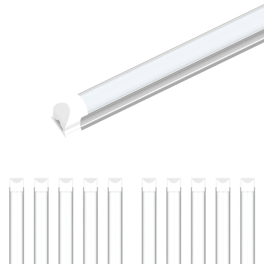 T8 8Ft LED Tube 60W 5000K Shape Integrated Frosted