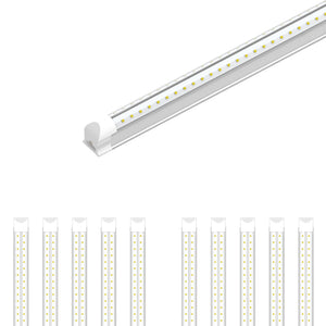 T8 8ft V shape LED tube 60w Integrated 5000k Clear