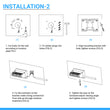 Load image into Gallery viewer, Outdoor Rotatable LED Wall Pack Light 40W 5700K 5400 Lumens, UL, DLC Listed, Bronze Finish, Waterproof Wall Light