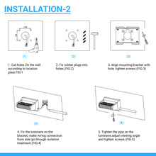 Load image into Gallery viewer, Outdoor Rotatable LED Wall Pack Light 40W 5700K 5400 Lumens, UL, DLC Listed, Bronze Finish, Waterproof Wall Light