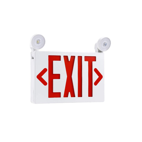 Emergency Exit Light combo , 3.5W , Red , UL Listed