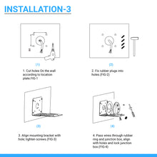 Load image into Gallery viewer, Outdoor Rotatable LED Wall Pack Light 40W 5700K 5400 Lumens, UL, DLC Listed, Bronze Finish, Waterproof Wall Light
