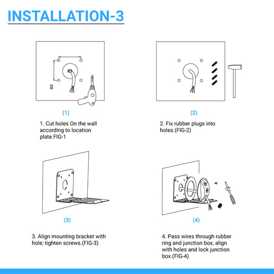 Outdoor Rotatable LED Wall Pack Light 40W 5700K 5400 Lumens, UL, DLC Listed, Bronze Finish, Waterproof Wall Light