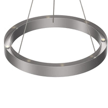 Load image into Gallery viewer, Modern Round Chandeliers with unique design Shade, 49W, 3000K, 2450LM, Dimmable, Pendant Mounting, CRI: 80+, Aluminum Body Finish