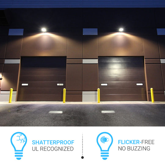 Outdoor Rotatable LED Wall Pack Light 40W 5700K 5400 Lumens, UL, DLC Listed, Bronze Finish, Waterproof Wall Light