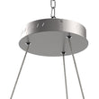 Load image into Gallery viewer, Modern Round Chandeliers with unique design Shade, 49W, 3000K, 2450LM, Dimmable, Pendant Mounting, CRI: 80+, Aluminum Body Finish